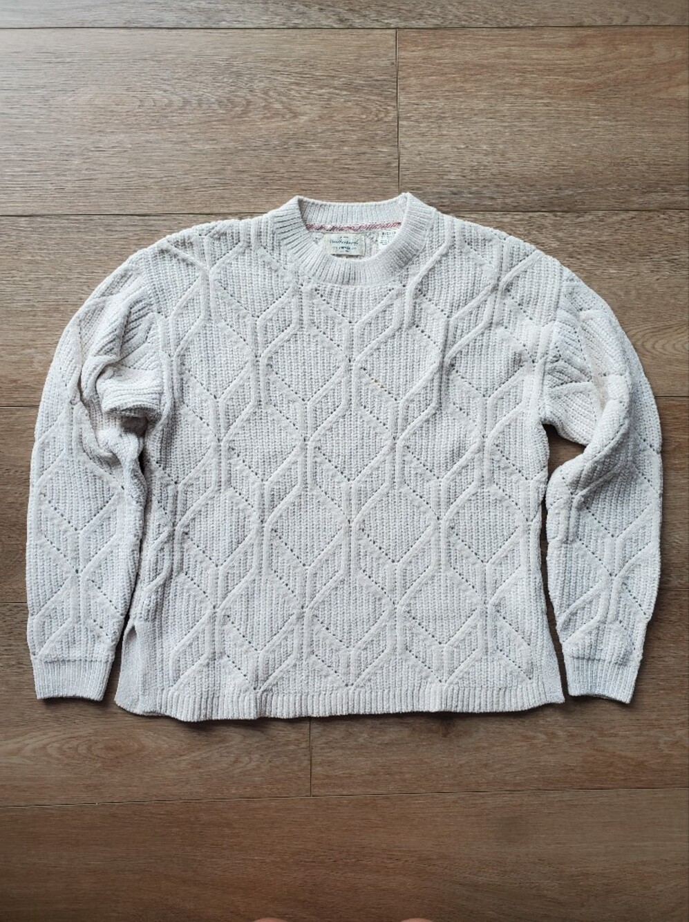 Cream Cable-Knit Women’s Sweater Sz S, NWT